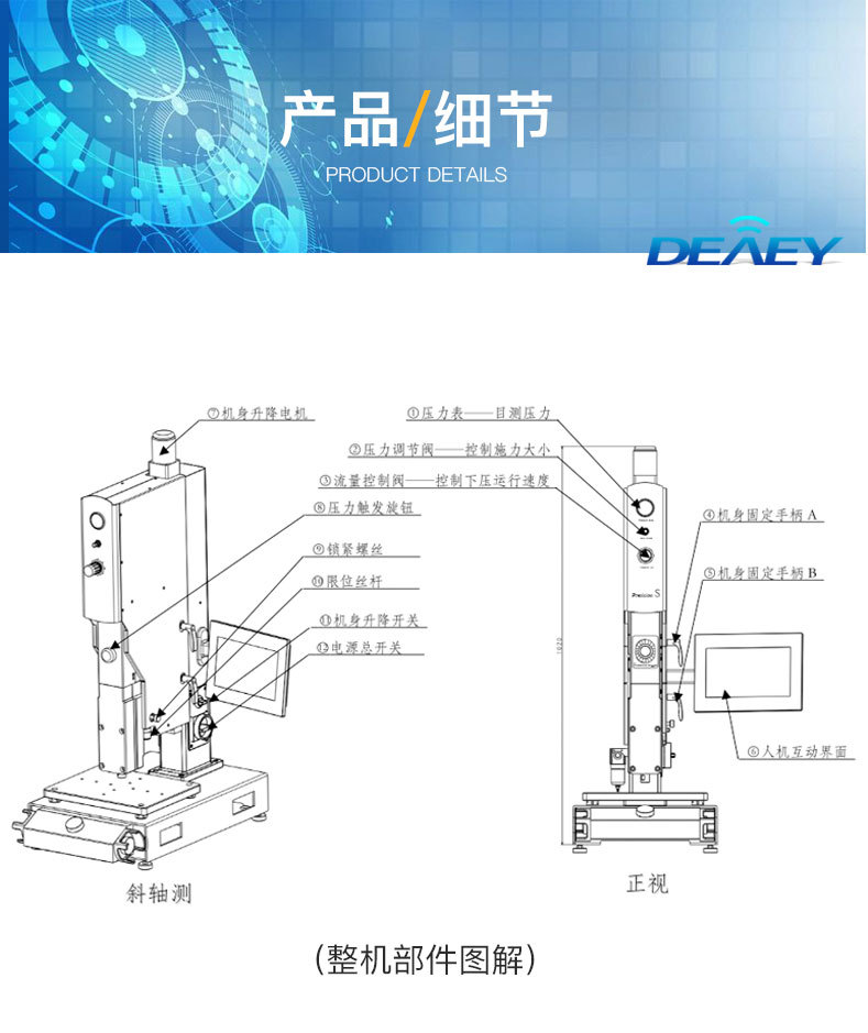 2500w标准型塑焊机产品细节