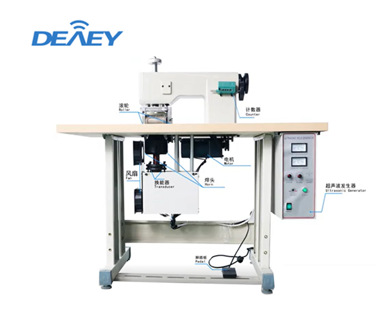 超声波花边机设配缝合餐桌布台机编织袋